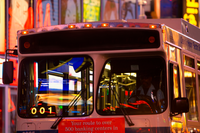 Represión del viaje gratuito en autobús de la ciudad de Nueva York